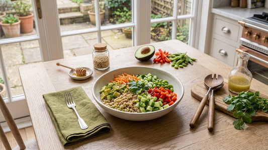 Sesame Honey Quinoa Salad