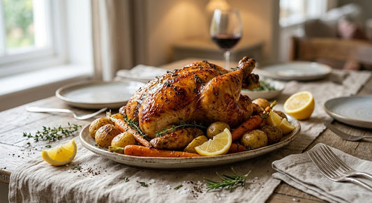 Yellow Mustard Honey Roast Chicken