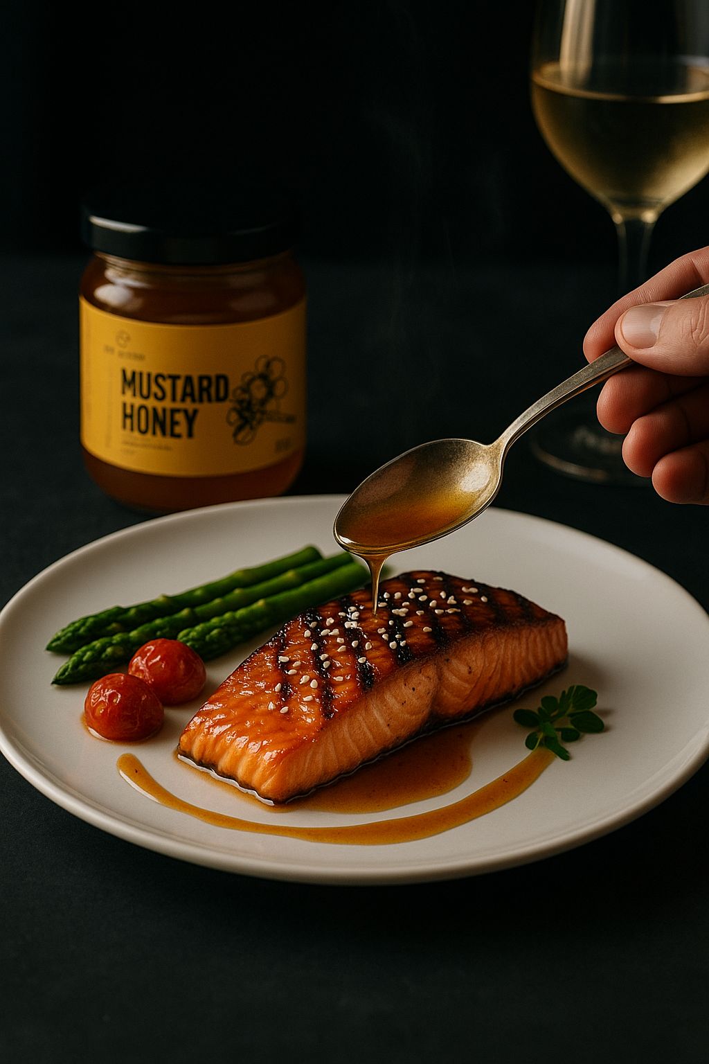 HONEY GLAZED SALMON