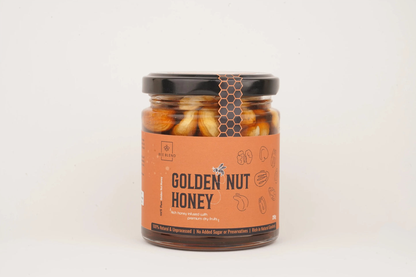 Golden Nut Infusion Honey | Nature’s Power Concentrate