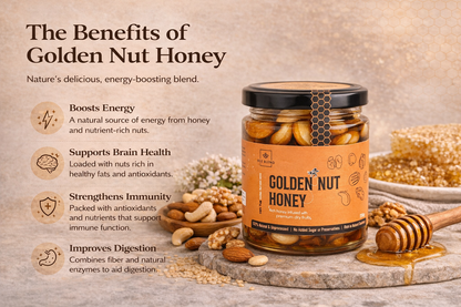 Golden Nut Infusion Honey | Nature’s Power Concentrate