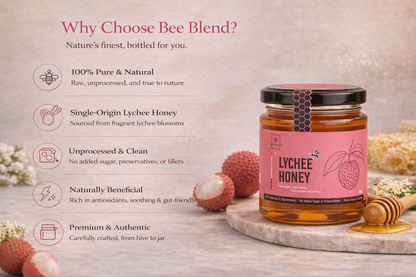 Lychee Blossom Raw Honey | Exotic Asian Honey